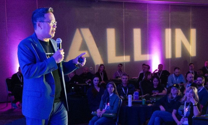 Portland Oregon skyline at night with skulling boats and wilamette river, Portland, Oregon, 10-11-2013